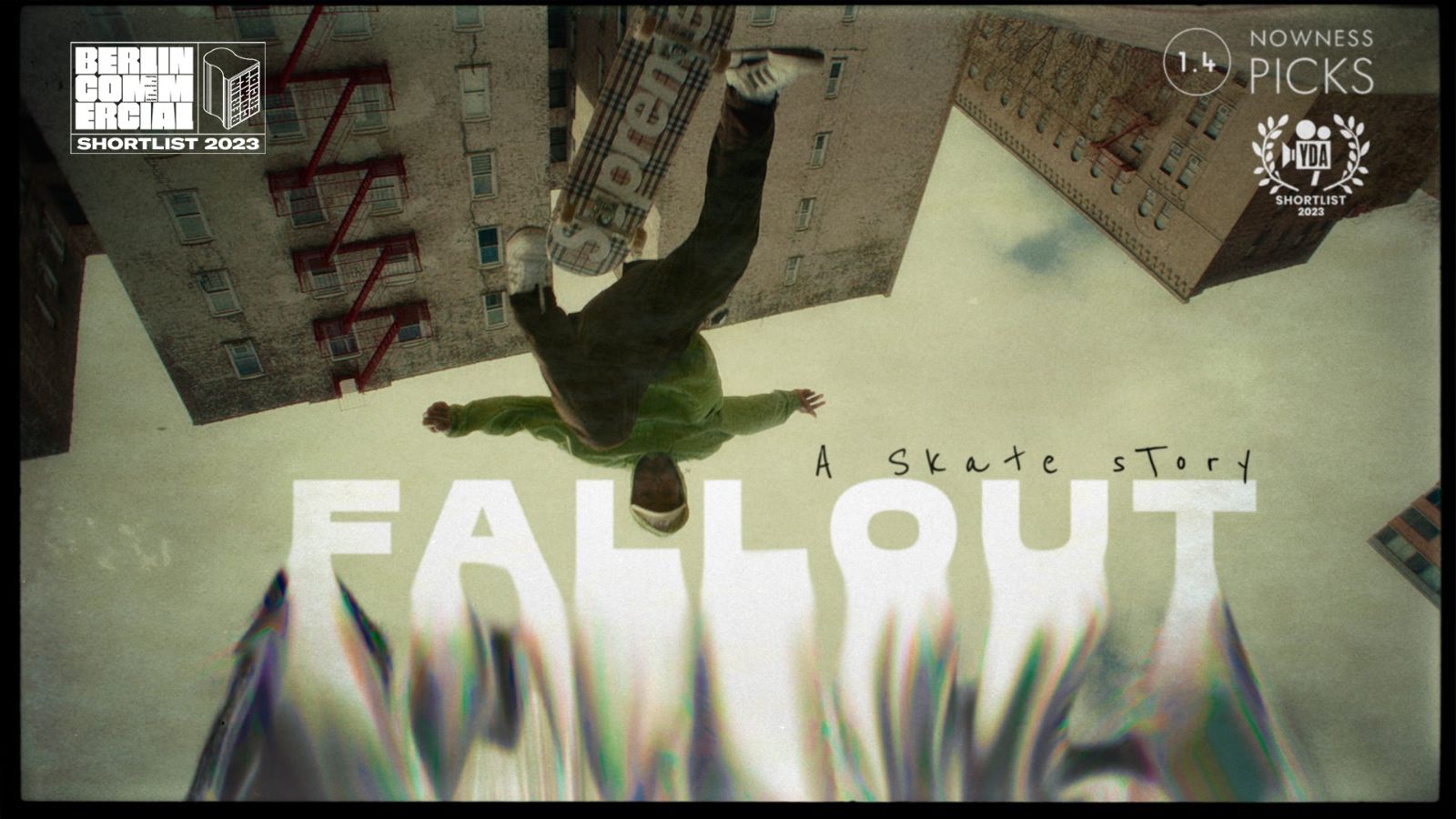Fallout | A Skate Story — commercial poster, NOWNESS Premiere
