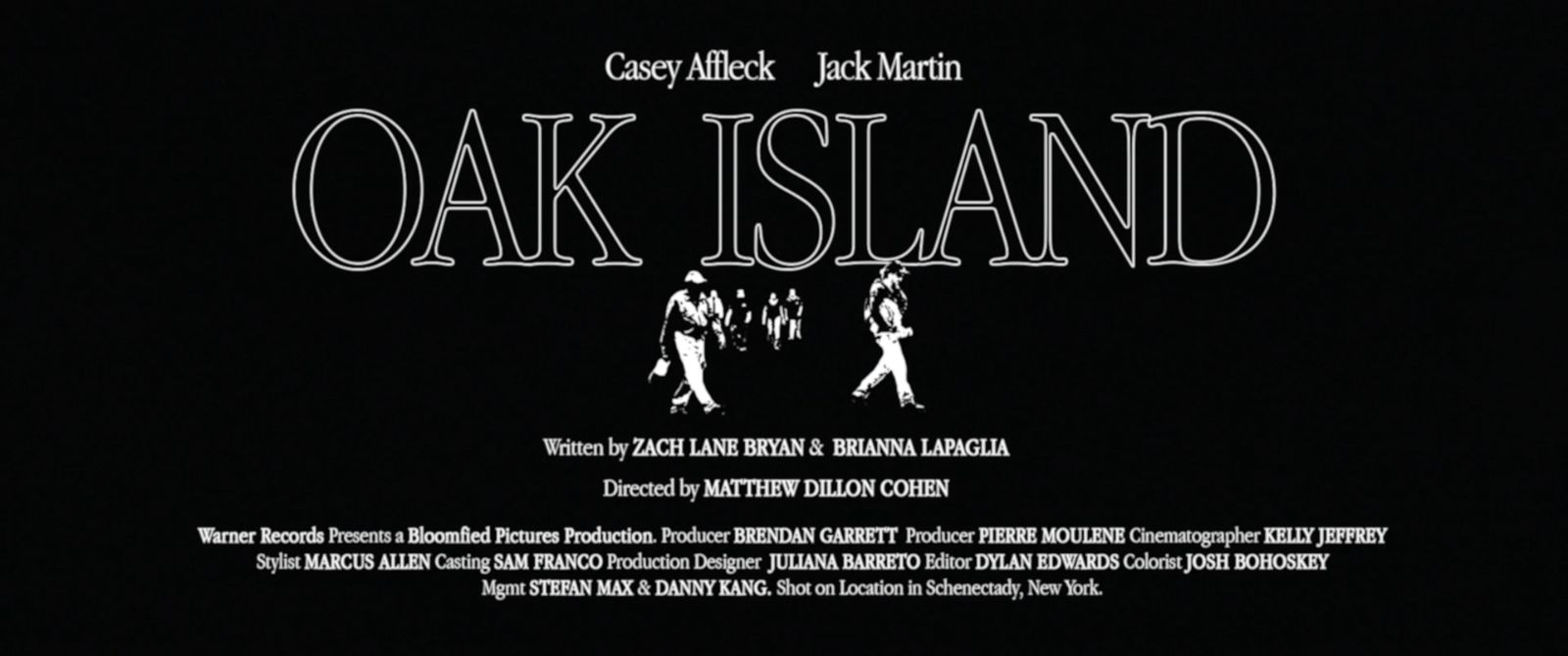 Oak Island — music video poster